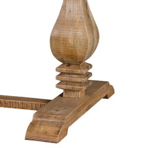 Mesa comedor pilastras talladas - Imagen 3