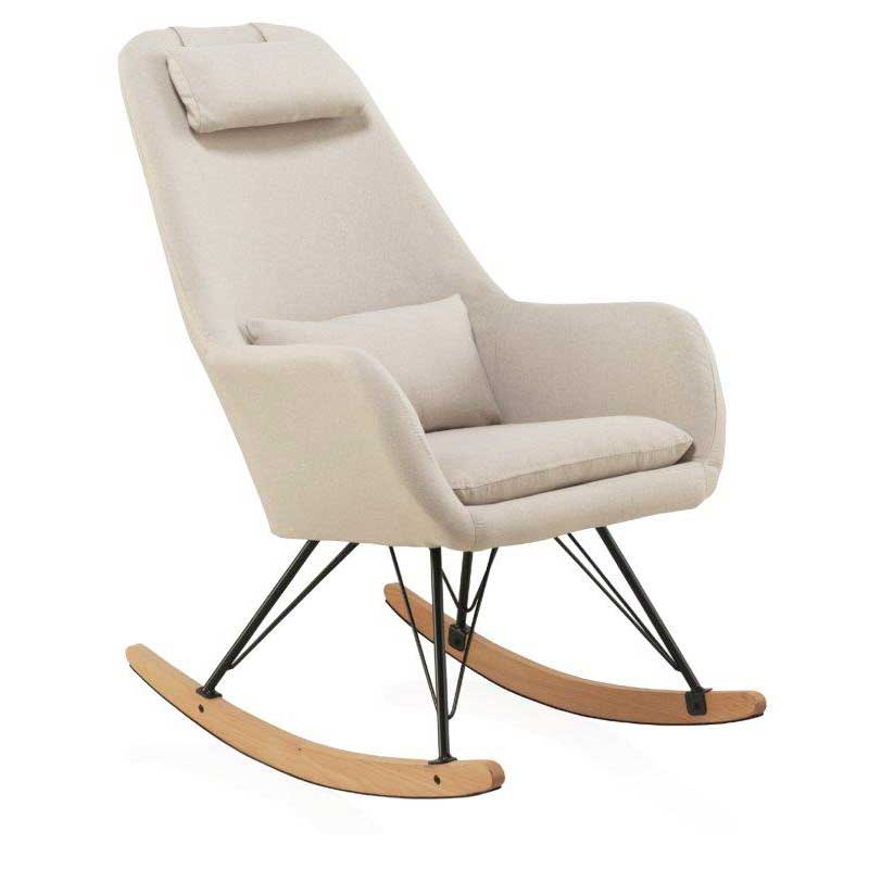 Mecedora estilo nórdico. Patines madera. El Tavolino-Alfafar