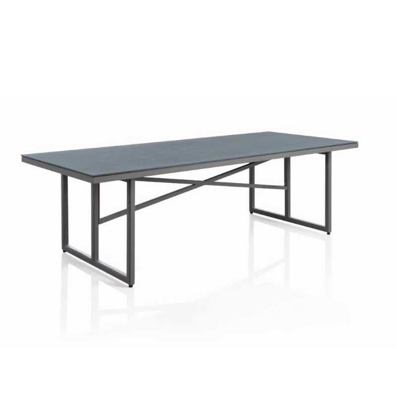 Mesa de comedor fija de 180x100. Colección Cube. Mobiliario de exterior El Tavolino