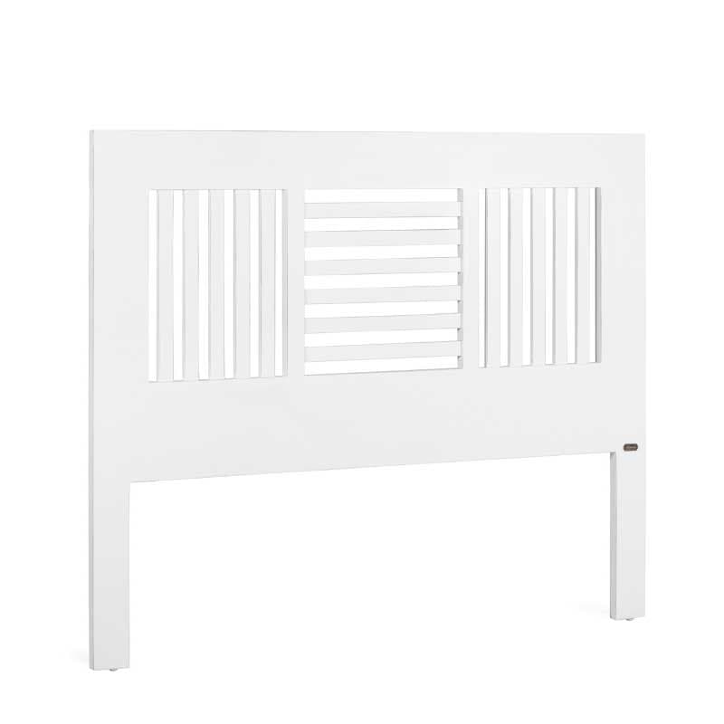 Cabezal para cama de 150 cm. Estilo colonial en color blanco. El Tavolino