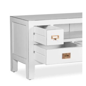 Mesa TV blanca Everest - Imagen 3