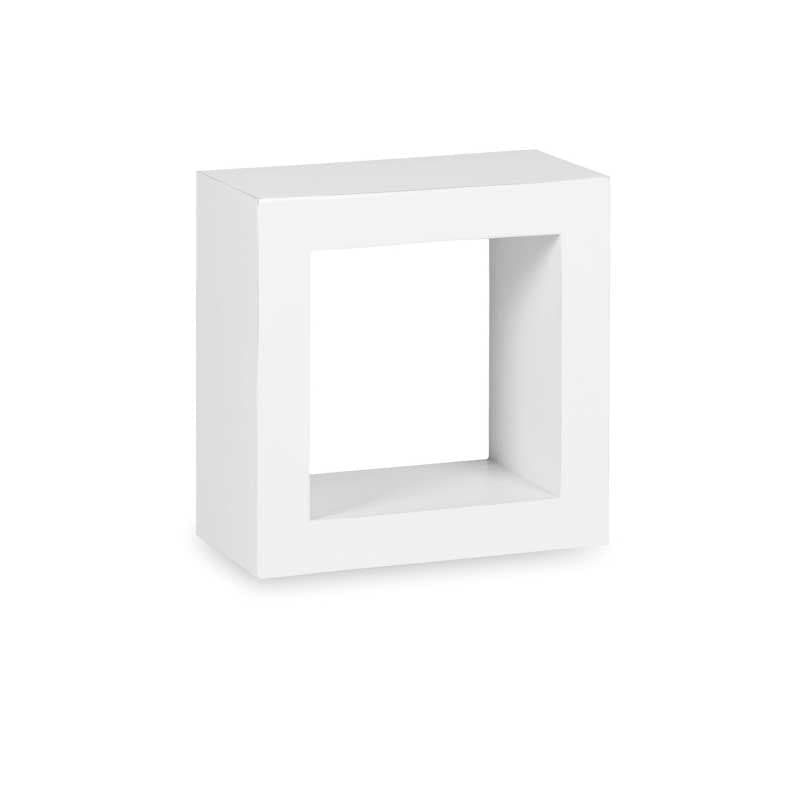 Estante cubo, acabado en color blanco. Colección Everest. El Tavolino
