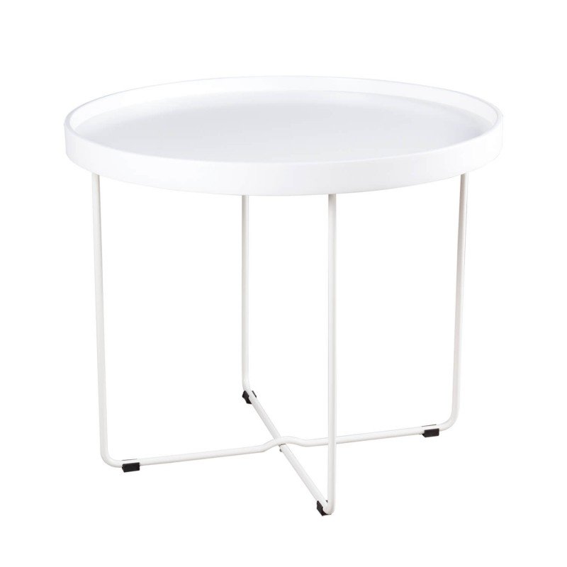 mesa auxiliar Dave blanco Mesa auxiliar modelo Dave. Lacada blanco. Muebles El Tavolino