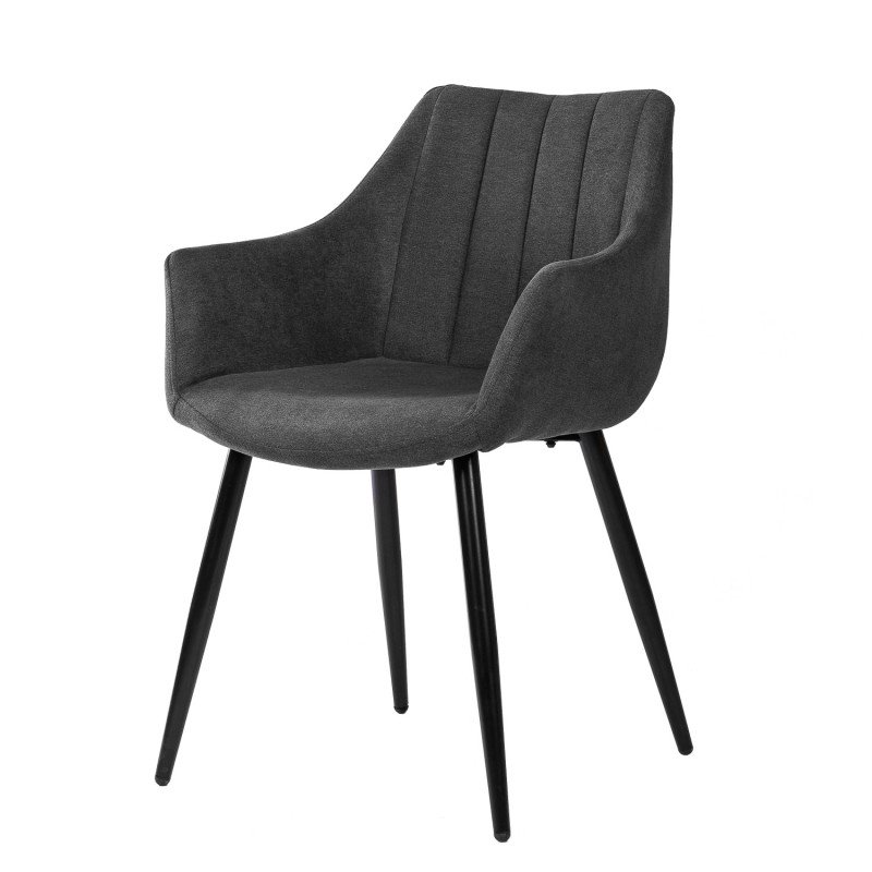 silla fiona grafito Silla modelo Fiona en color gris oscuro. Muebles El Tavolino