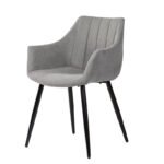 Silla modelo Fiona gris claro. Muebles El Tavolino