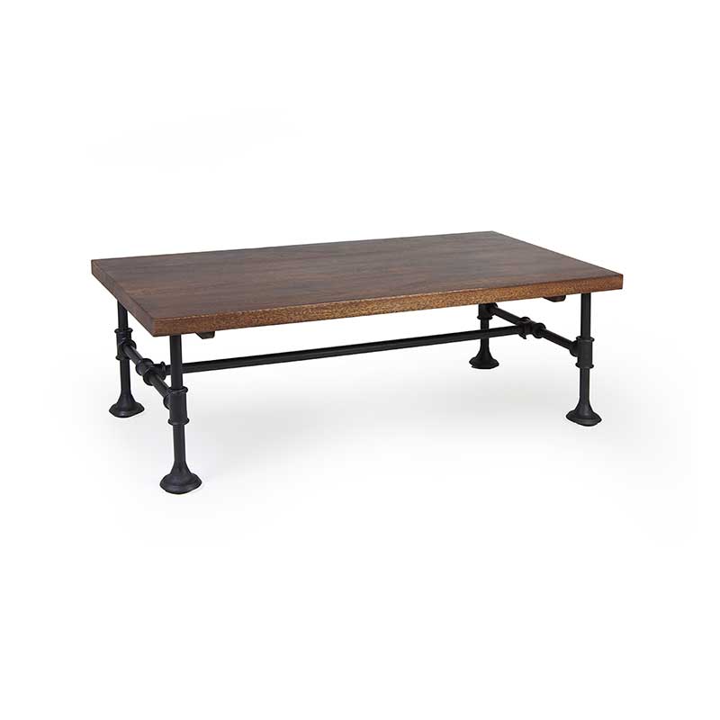 Mesa de centro estilo industrial. Colección Pipa. Muebles El Tavolino