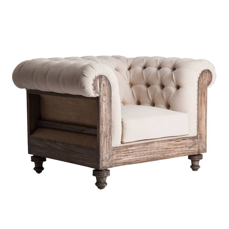 Sillón estilo chester vintage. Modelo Gore. El Tavolino