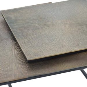 Set 2 mesas centro metal - Imagen 4