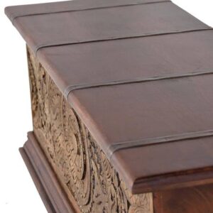 Baúl tallado camel - Imagen 4