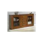 Aparador madera de pino macizo en color castaño. Colección Verona. El Tavolino