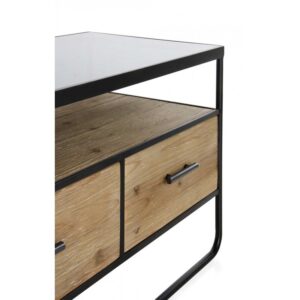 Mueble TV abeto y hierro - Imagen 5