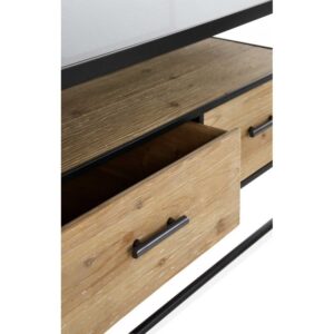 Mueble TV abeto y hierro - Imagen 6