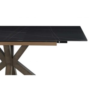 Mesa extensible cerámica negra - Imagen 3