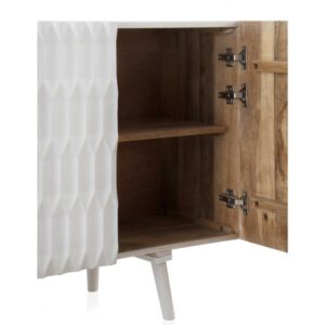 Aparador Blanco de puertas talladas - Imagen 7