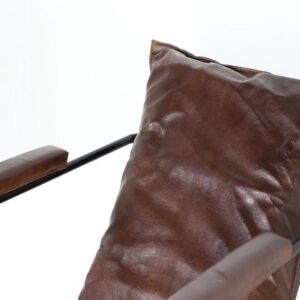 Sillón piel marrón - Imagen 6