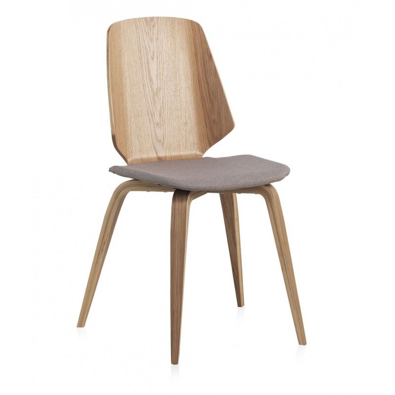 10264 1 Silla en contrachapado roble natural. El Tavolino