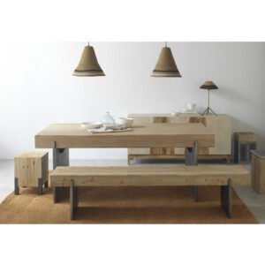 Banco madera de vigas - Imagen 6