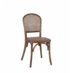 Silla modelo Manila en roble y ratán. El Tavolino