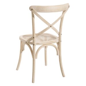 Silla aspa blanco rozado - Imagen 4