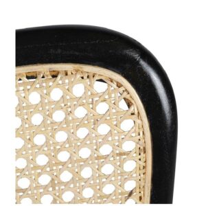 Sillón negro de teka con rejilla - Imagen 5