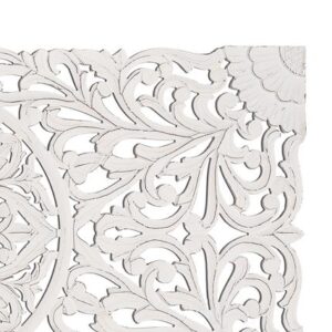 Cabezal mandala tallado blanco - Imagen 3