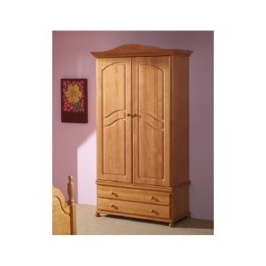 Armario 2 puertas estilo provenzal en pino color miel. El Tavolino