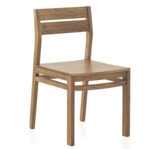 Silla madera acacia - Imagen 3