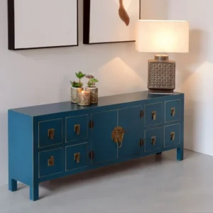 Mueble TV Oriente azul - Imagen 6