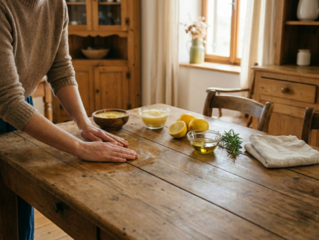 Productos naturales para nutrir la madera: aceites, ceras y cuándo usarlos