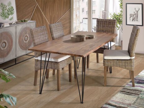 decorar comedor rústico moderno