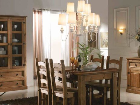 illas rústicas para comedor: cómo combinarlas sin recargar