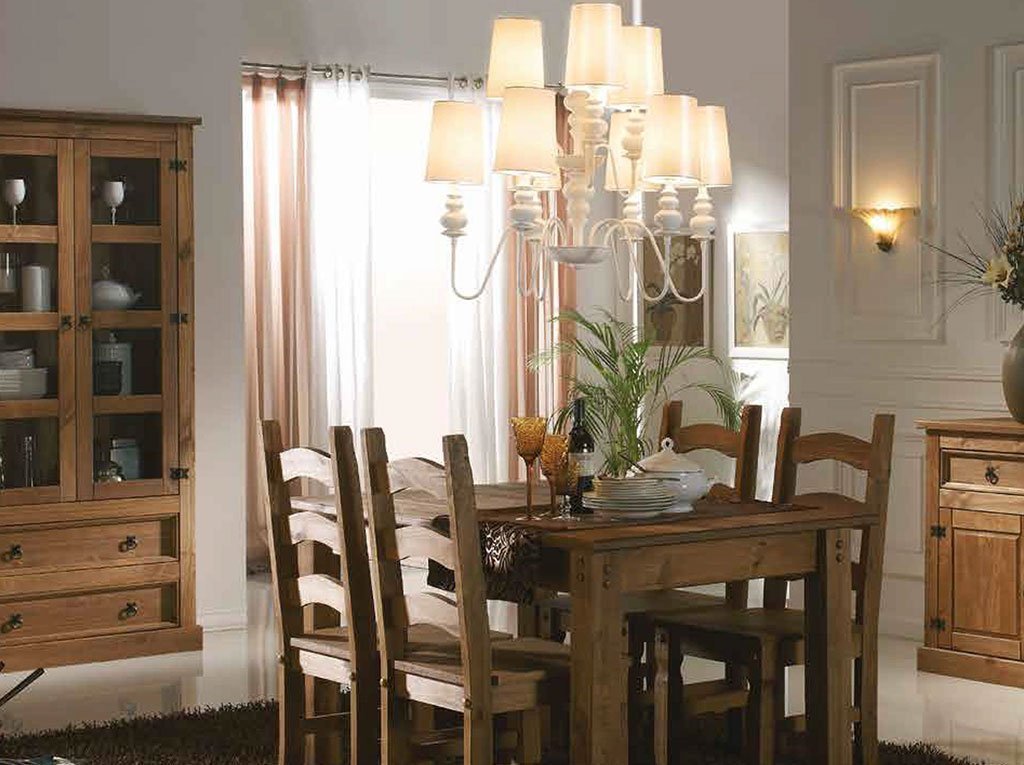 illas rústicas para comedor: cómo combinarlas sin recargar