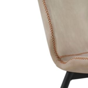 Silla Tapizada Beige - Imagen 5