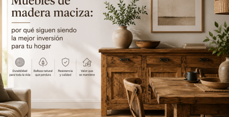 muebles madera maciza inversión para el hogar